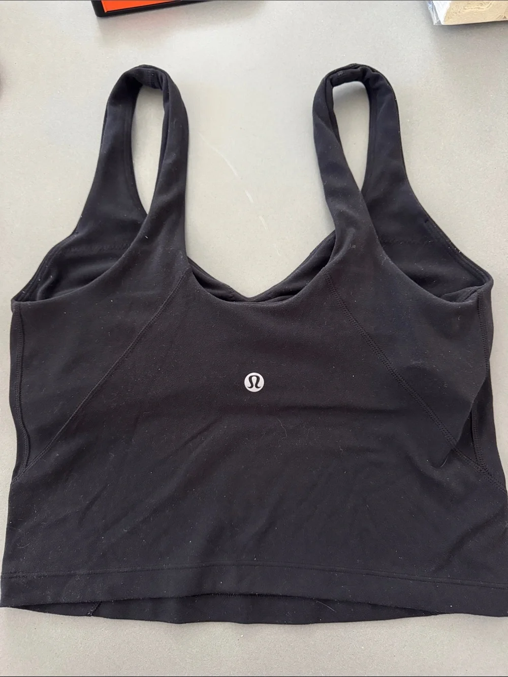 lululemon athletica Black Align Supportive Crop Tank